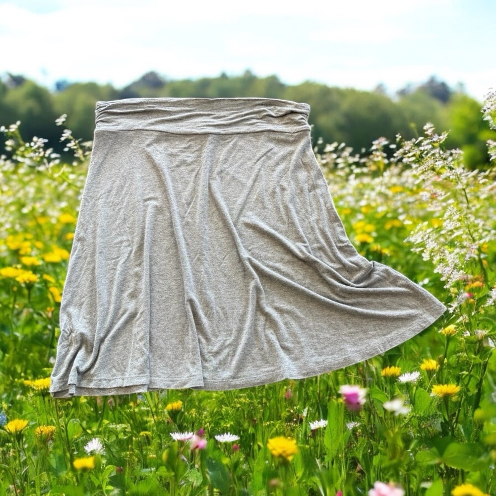 gnu Heather Grey Ladies Soft & Stretchy Skirt - Picture 13 of 13